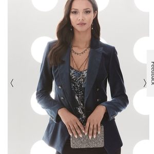 White House Black Market Velvet Blazer